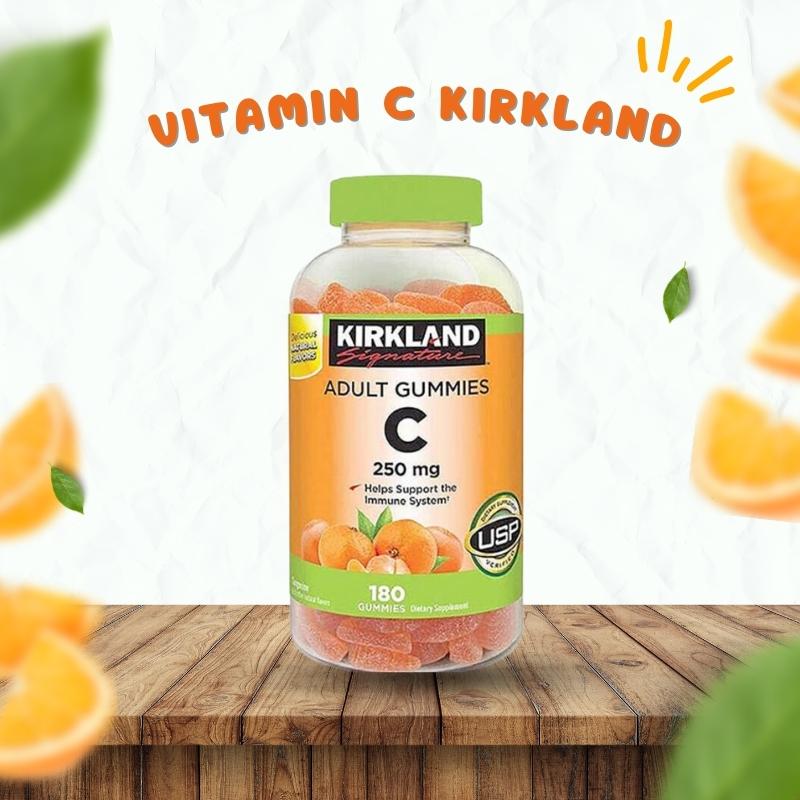 Kẹo dẻo Vitamin C Kirkland Gummies 180v