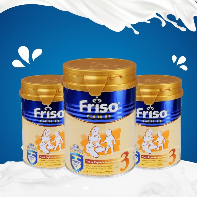 Sữa Frisolac Gold 3 cho bé từ 1-3 tuổi