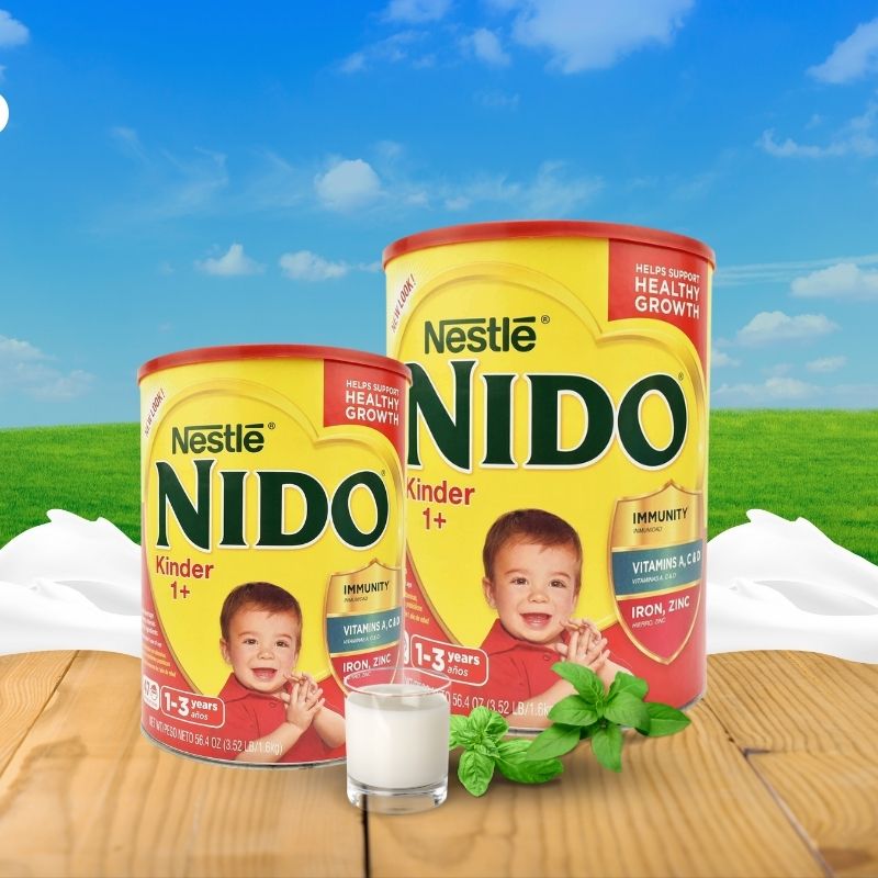 Sữa NIDO nắp đỏ dành cho trẻ từ 1 -  2 tuổi