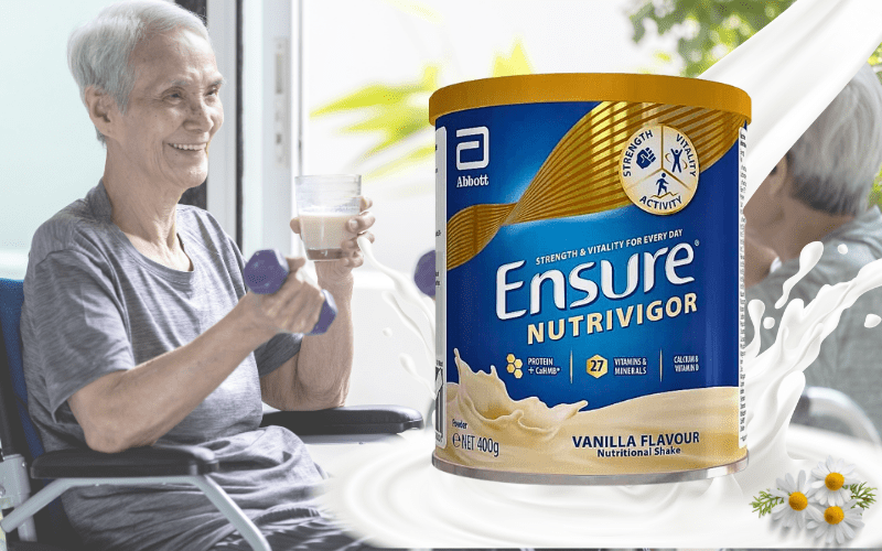 Sữa Bột Ensure NutriVigor Shake Vanilla 400g - Anh