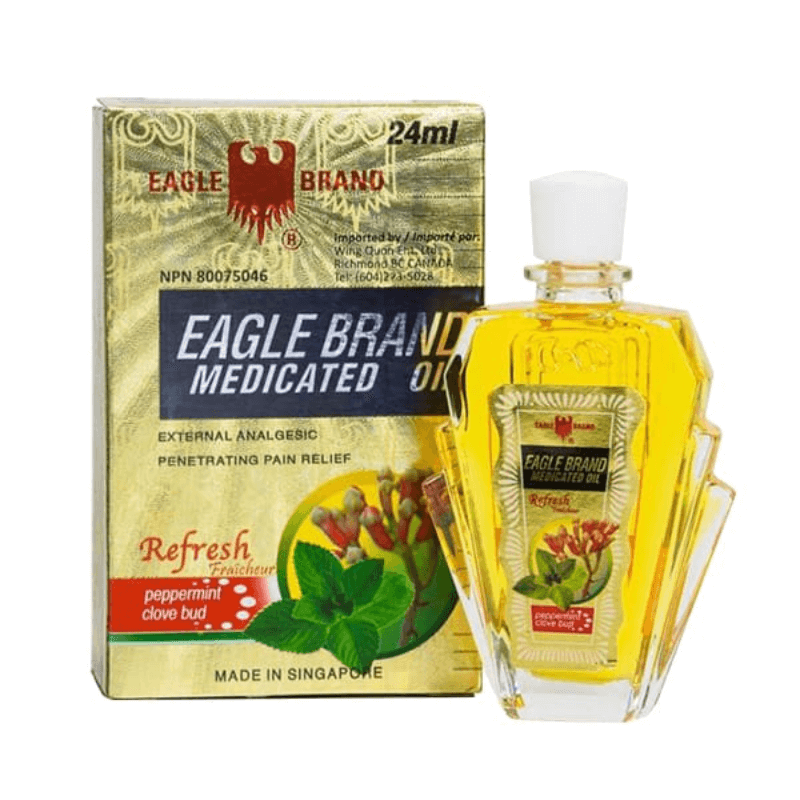 Dầu gió con ó màu vàng Eagle Brand (24ml)