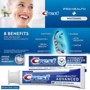 Kem Đánh Răng Crest Pro-Health Advanced Whitening 164g - Mỹ