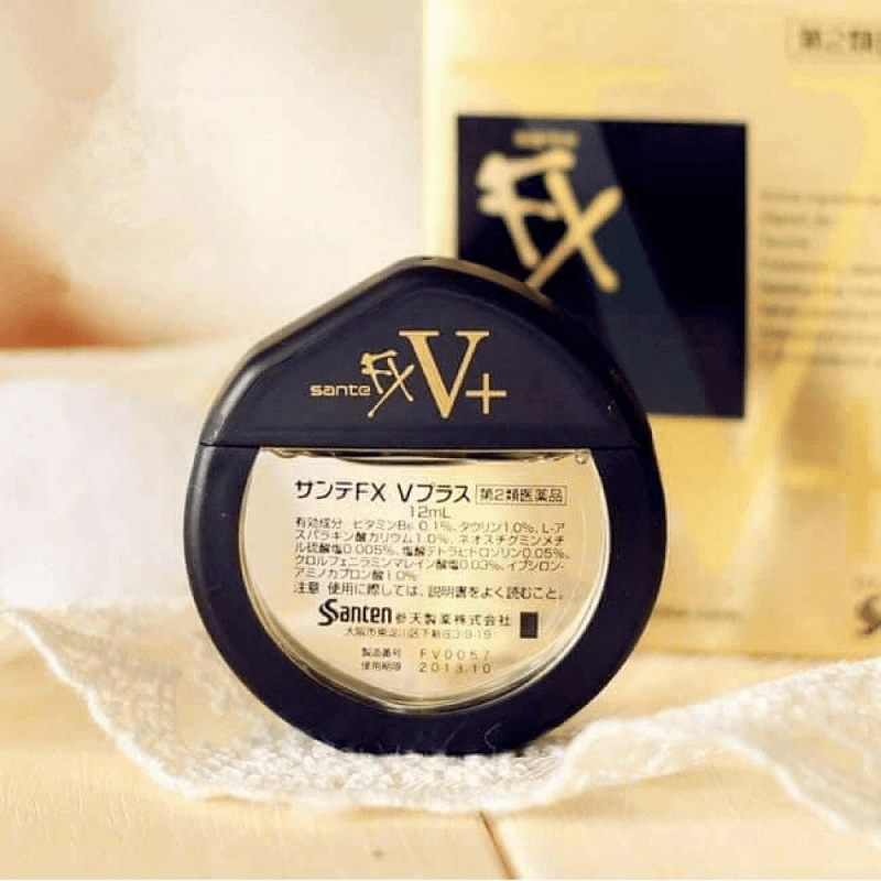 Thuốc Nhỏ Mắt Santen FX NEO V+ 12Ml ( Vàng) – Nhật Bản