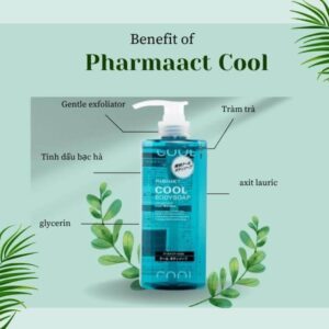 sữa tắm Pharmaact Cool Body Soap hương bạc hà 550ml