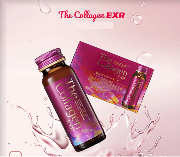 Hộp 10 Chai Nước Uống The Collagen Shiseido EXR (50ml) 04/2024 – Nhật Bản – Hộp
