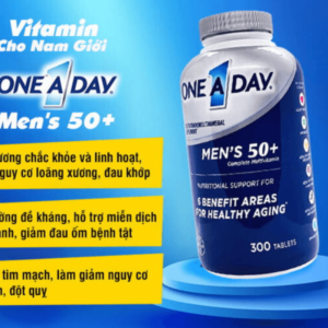 Viên uống bổ sung vitamin tổng hợp cho nam One A Day Men 50+ (300v)